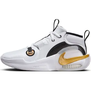 Nike Air Zoom Crossover 2 Basketballschuhe Kinder 100 white/metallic gold-black-tint 38