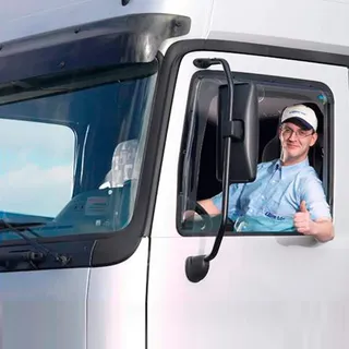 ClimAir Windabweiser kompatibel mit Mercedes Sprinter 2018-, Rauchgrau