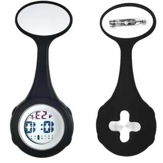 Avaner Uhren Krankenschwestern Digital Silikon: Multifunktion Kalender Timer Wecker Pflegeruhr Analog Quarzwerk FOB Schwesternuhr für Damen Herren