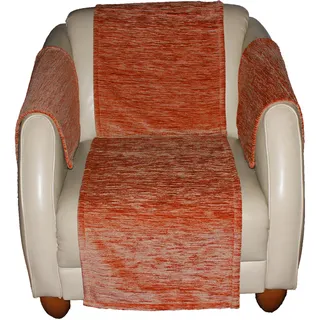 Wirth Sofahusse Miriam Orange 60 x 40 cm 2er Set