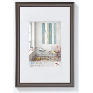 walther + design Bilderrahmen Trendstyle Grau/Weiß 40x60 cm 2er Set