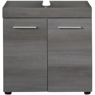 trendteam Waschbeckenunterschrank RunnerMoon Rauchsilber 58 cm