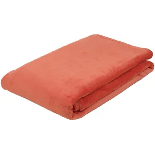 Memphis, Hohes Stoffgewicht 300 g/m2, 150 x 200 cm - Kaminrot