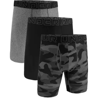 Under Armour Herren Boxershorts TECH-PRINT 23 cm 3 Pack UUSHJ203-001 M - Black - M