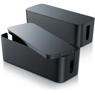 Bearware Kabelbox 2-tlg. schwarz
