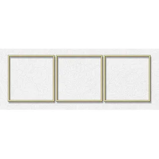Schipper Alurahmen Triptychon 1 St. 120 x 40 cm gold