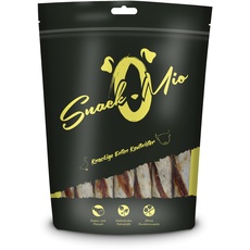 SnackOMio - Premium Kausnack für Hunde - Knackige Enten Kautwister, 200g, 1er Pack (1 x 0,2kg)