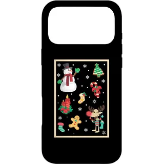 Hülle für iPhone 17 Pro Max Frohe Weihnachten Pyjama Urlaub Winter Urlaub Xmas PJS