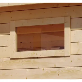 Karibu Fenster 38 mm x 440 mm x 850 mm Naturbelassen