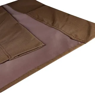 Ersatz-Bezug Doppel-Sonnenliege Stoffbezug Gartenliege XXL Duo-Relaxliege Braun - Braun