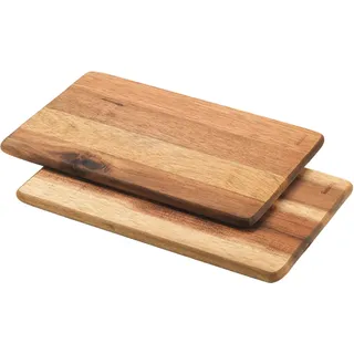 Metaltex Vesperbrett-Set Akazienholz 2-tlg. 23 x 15 cm Braun