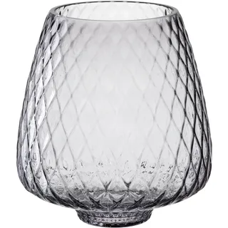 LEONARDO Windlicht Giulia Glas Grau
