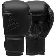 Bild Boxhandschuhe Hybrid 80 - geeignet fürs Boxen, Kickboxen, MMA, Fitness & Training - für Kindern, Männer oder Frauen - Schwarz - 10 oz