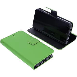 foto-kontor Tasche kompatibel mit Emporia Smart 6 Lite Book Style grün Schutz Hülle Buch