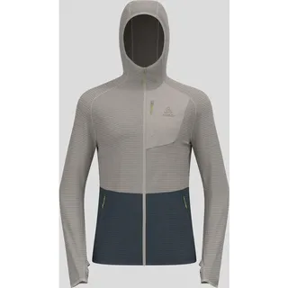 Odlo Herren Unterjacke Ascent silver cloud - dark slate, M