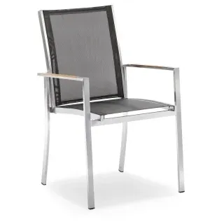 Niehoff Tina Stapelsessel 57 x 62 x 90 cm schwarz