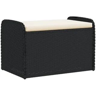 vidaXL Sitzbank 80 x 51 x 52 cm Schwarz