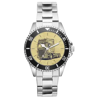 KIESENBERG R 730 LKW Trucker Auto-Fan Uhr – sportliche Armbanduhr im automobilen Fan-Design stilvolle Herren Uhr mit Auto-Motiv perfekte Geschenkidee für Auto- & Trucker-Fans 20218