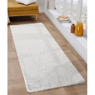 OTTO home Rabbit Fellteppich 80 x 250 cm Weiß