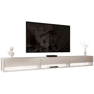 lookway Calante Hängeschrank TV-Möbel 270 cm Kaschmir/Holzwerkstoff