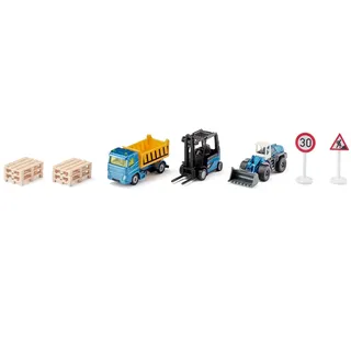 Siku 6336 - Geschenkset Baustelle Gelb/Blau 1:32