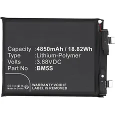 CoreParts Battery 3.88V 4850mAh 18.82Wh, Smartphone Akku