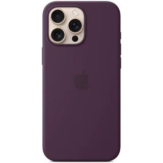 Apple iPhone 16 Pro Max Silikon Case mit MagSafe Pflaume