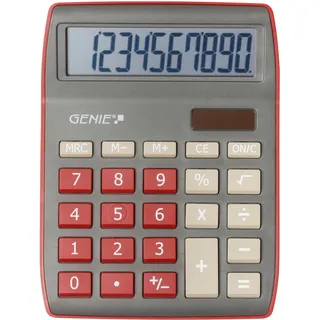 GENIE 840 DR Taschenrechner & Tischrechner, Dual-Power, 10-stellig