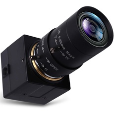 Svpro HD 1080P USB-Webkamera 5-50 mm Varioobjektiv, Webcam mit manueller Fokussierung, High-Definition-USB-Kamera mit Zoom, MJPEG 120fps@640×480, 60fps@1280×720, 30fps@1920×1080