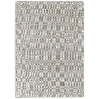 Schöner Wohnen Wollteppich "Poppy 6024", grau (hellgrau), B:170cm H:18mm L:240cm, Wolle, SCHÖNER WOHNEN-KOLLEKTION, Teppiche, hochwertiger Handweb, Wolle, Wohnzimmer, Schöner Wohnen Kollektion