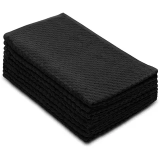 COTTON CRAFT Küchentücher, Waffelpiqué, 40,6 x 71,1 cm, 400 g/m2, 100% ringgesponnene 2-lagige Baumwolle, sehr saugfähig, fusselarm, 8 Stück