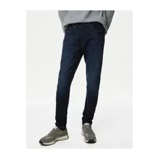 Mens M&S Collection Jean coupe skinny avec flexibilité 360degrés - Indigo, Indigo - 30-33