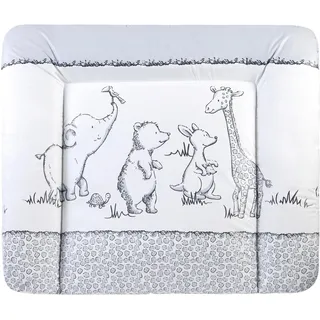 Julius Zöllner Wickelauflage Softy 85x75 cm - Wickelunterlage - wasserdicht und abwischbar - Made in Germany – Oeko-Tex Standard 100 – Safari