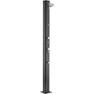 Gre Runde Solardusche Schwarz One Size