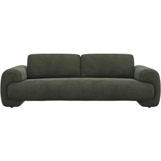 FLEXLUX 3-Sitzer »Molino Designsofa, Polstersofa, Einzelsofa, Couch« Kaltschaum & Stahl-Wellen für erstklassigen Sitzkomfort, Füsse Schwarz