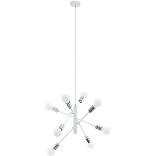 EGLO 98017 Ø Hängeleuchte GRADOLI 8xE27/60W/230V Weiß