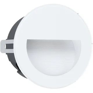 EGLO LED Außen-Einbauleuchte Aluminium/Glas/Kunststoff Ø 12,5 cm IP64