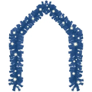 vidaXL Weihnachtsgirlande mit LED 10 m Blau - Blau