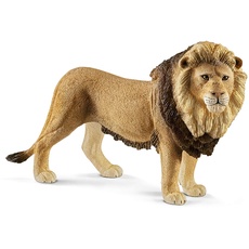 schleich WILD LIFE 14812 Realistische Löwen Figur König des Dschungels - Authentischer Wilder Afrikanischer Löwe - Tiere Spielzeug - Tiere Figuren Sets für Fantasievolles Spiel ab 3 Jahren