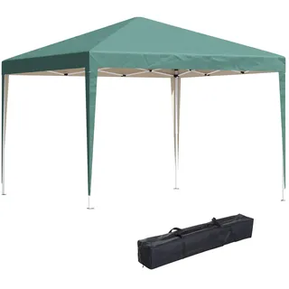 Outsunny Faltpavillon 2,95 x 2,95 m Grün