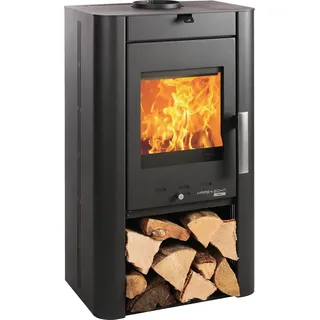 Haas+Sohn Kaminofen PRUNUS 2 -  868 x 520 x 337 / 91 / Prunus 332 - tiefschwarz