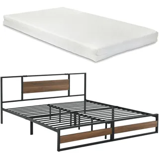 [en.casa] Metallbett Villach (180 x 200 cm