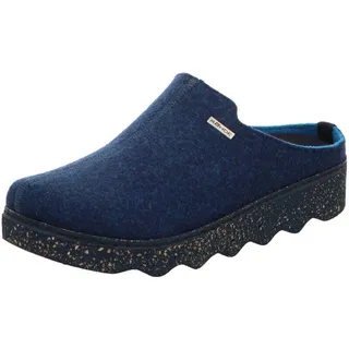 ROHDE Damen Pantoffeln Hausschuhe Softfilz Foggia 6120, Größe:36 EU, Farbe:Blau