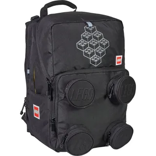 LEGO Bricks Petersen School Backpack 20209-2511, Rucksack, für Jungen, Schwarz, Größe: One size - Schwarz