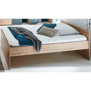 arthur berndt Jugendbett Alessio 120 x 200 cm , Eiche Artisan , Holzwerkstoff , Rechteckig , 120x200 cm , Blauer Engel, Hergestellt in Deutschland , Babymöbel & Kindermöbel, Kinderzimmer & Jugendzimmer, Kinderbetten, Kinderbetten & Jugendbetten