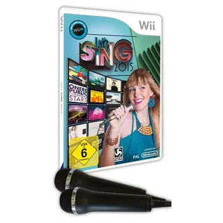 Lets Sing 2015 + 2 Mikros Nintendo Wii NEU+OVP