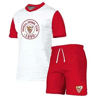 Sevilla Fc Kurzarm-pyjama - Red / White - S