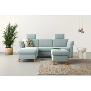 Home Affaire Eckcouch Polyester 2-Sitzer Blau