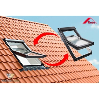 Roto Austausch- und Renovierungsfenster Q4 AV1 für alte Velux bis 1991 (VL, VK, VX, etc)