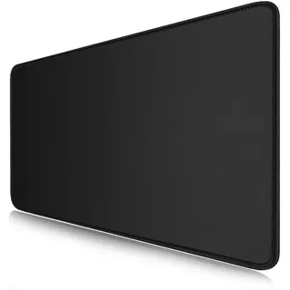 LL-COEUR Große Schwarz Mauspad Gaming Mausmatte 120x60x0,3cm, XXL Laptops Schreibtischunterlage Büro Schreibunterlage (1200x600x3mm)